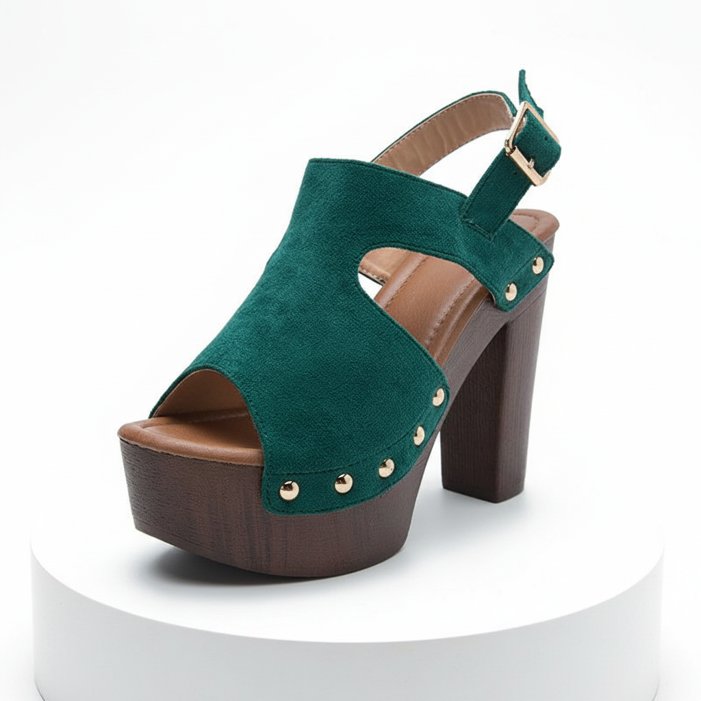 Avéra District Nail Block Heel