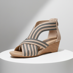 Avéra Italian Boho Wedge Sandals