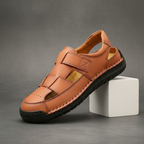 Santo Ridge Roman Cowhide Sandals