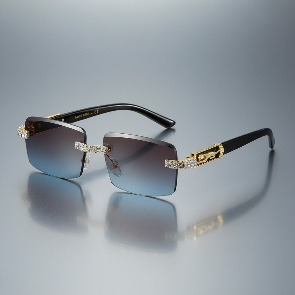 Saint Ridge Leopard Diamond-Cut Shades