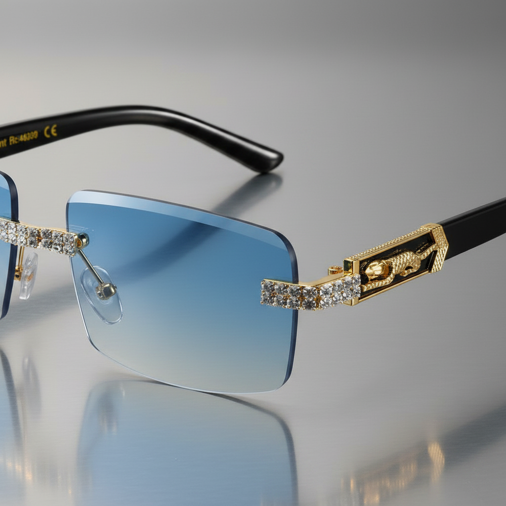 Saint Ridge Leopard Diamond-Cut Shades