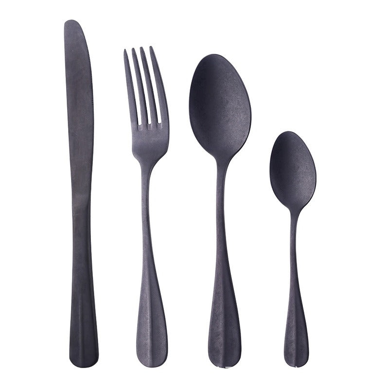 Silversmith™ Stone-Finish Silverware Set (24pcs)