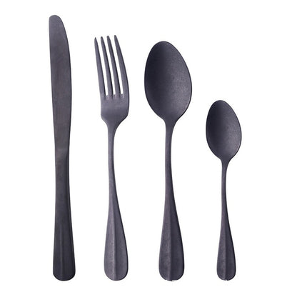 Silversmith™ Stone-Finish Silverware Set (24pcs)