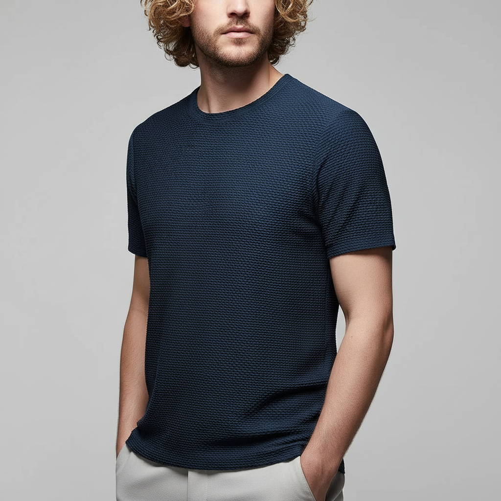 Giorgio Bamboo Mesh Crewneck