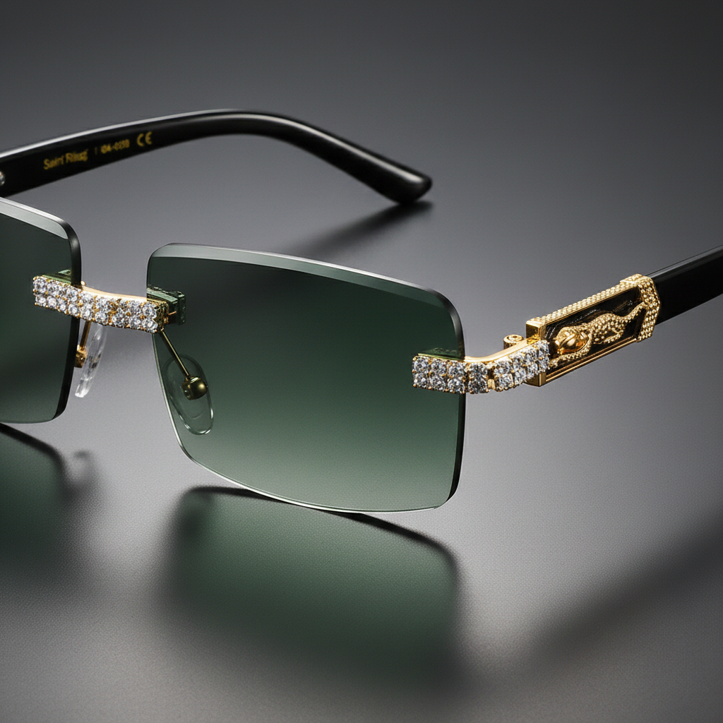 Saint Ridge Leopard Diamond-Cut Shades