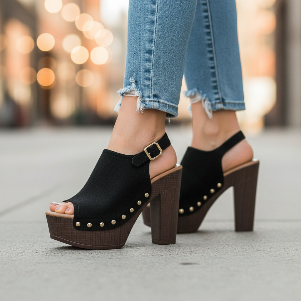 Penelope Bolted Strap Heels