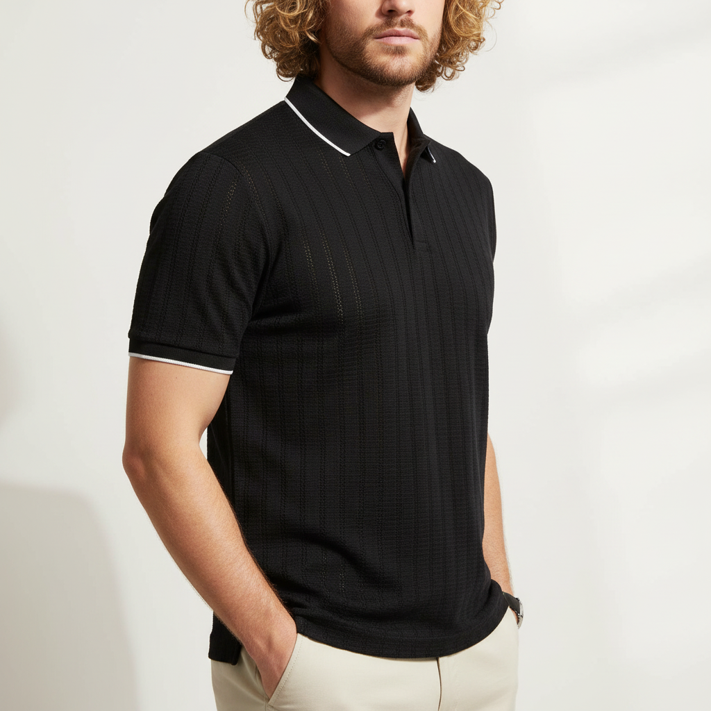 Jack Dean Nylon Performance Polo