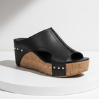 Penelope Bolted Wedge Sandals