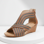 Avéra Italian Boho Wedge Sandals