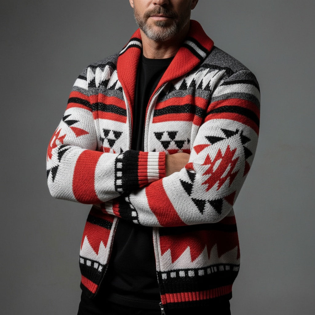 Mukava Aztec Cardigan Jacket