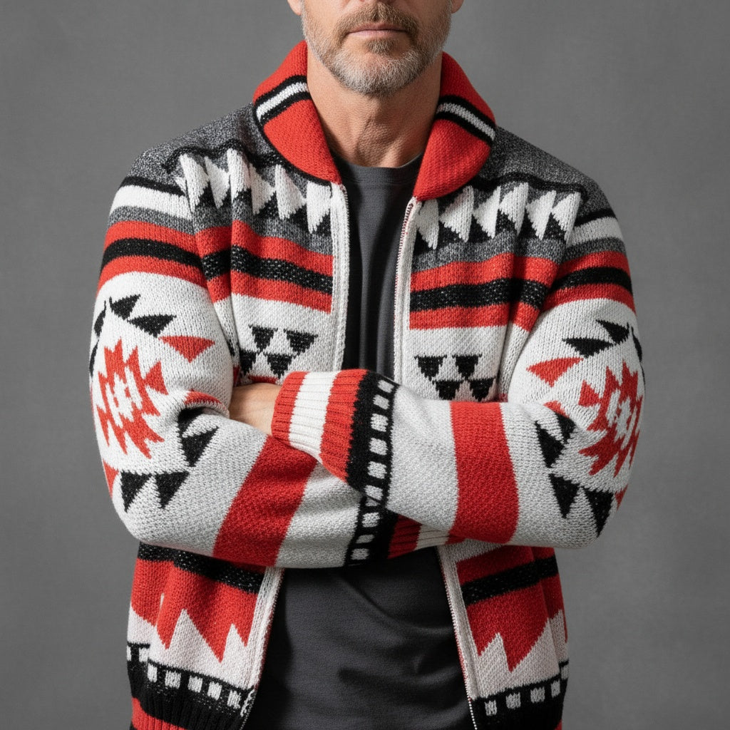 Mukava Aztec Cardigan Jacket