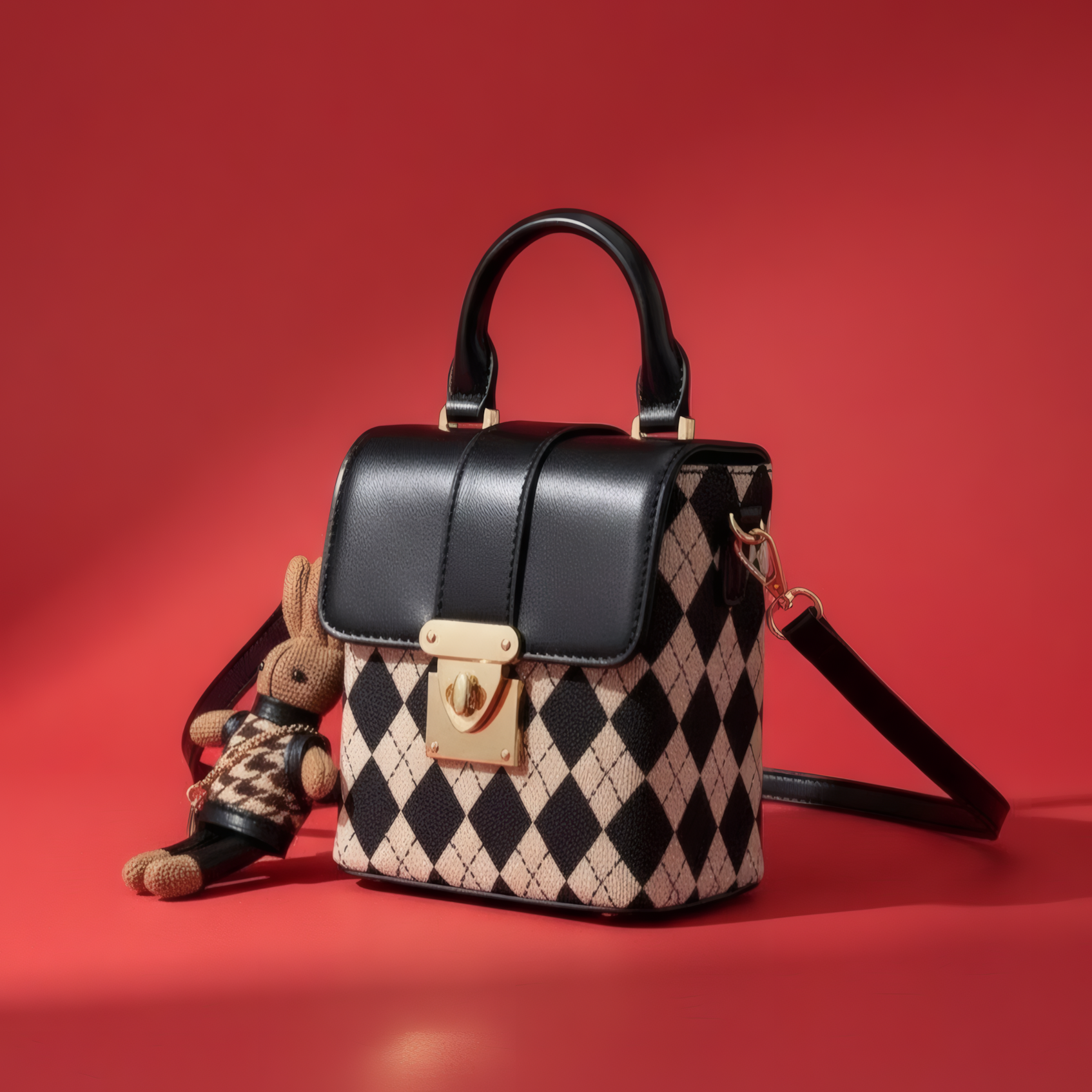 Avéra Frenchie Bunny Square Bag