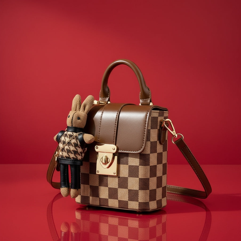 Avéra Frenchie Bunny Square Bag