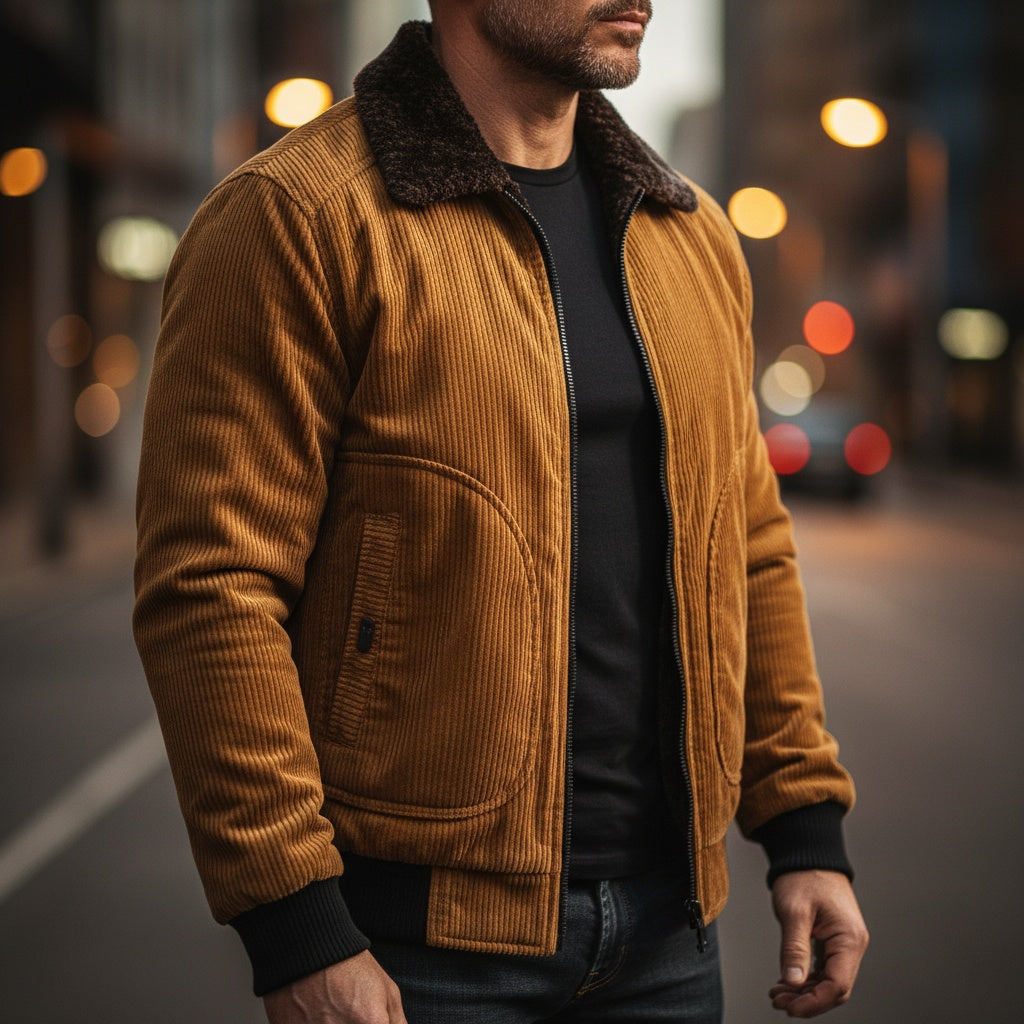 Jack Dean Altitude-Lined Flight Jacket