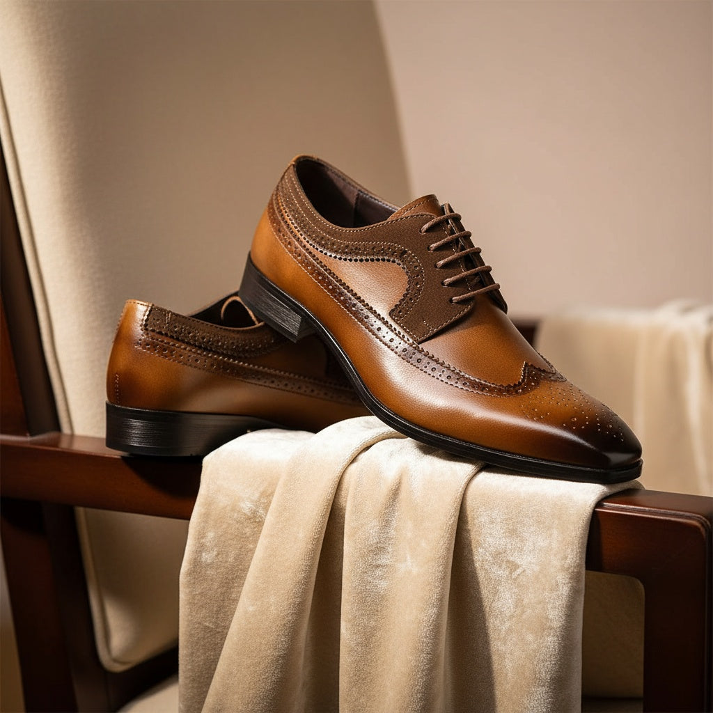 Jack Dean London Brogue Shoe