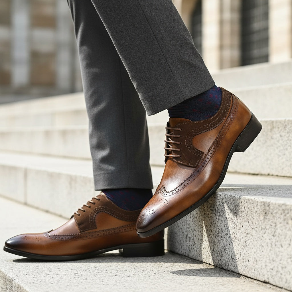 Jack Dean London Brogue Shoe