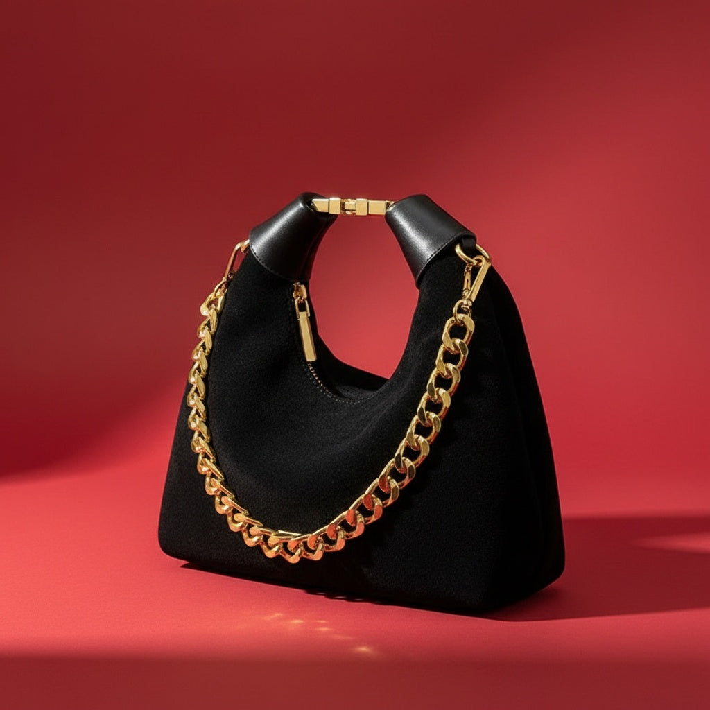 Chloé Moore Golden Suede Bag