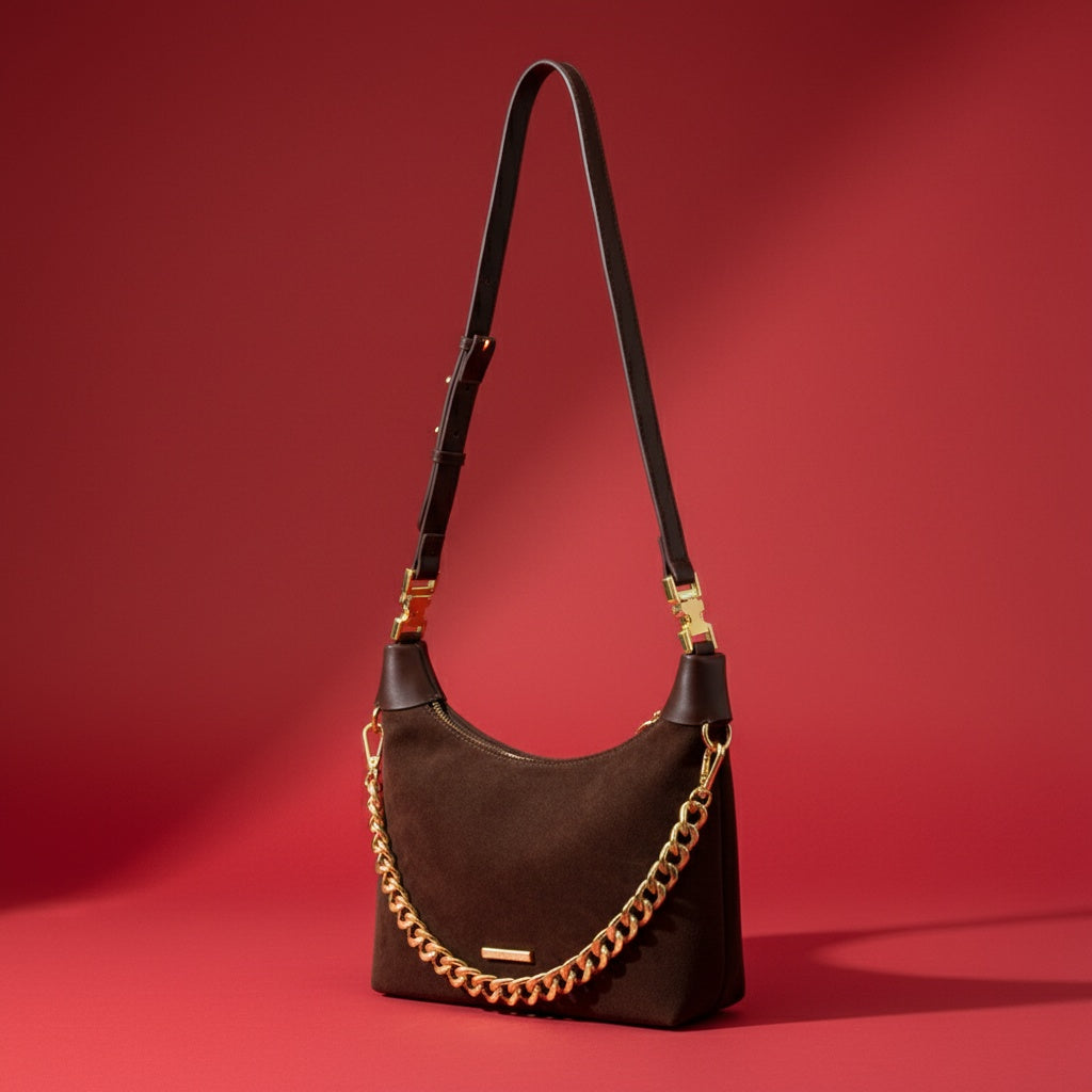 Chloé Moore Golden Suede Bag