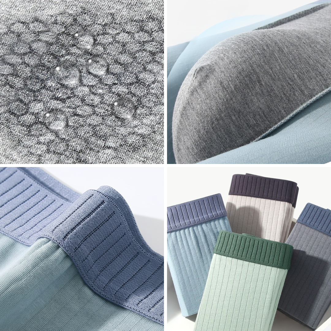 Jack Marco Ribbed Bamboo Cotton Boxers Set