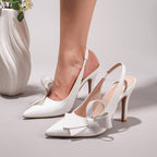 Ruth Rose Patina Bow Slingback