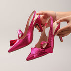 Ruth Rose Patina Bow Slingback