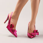 Ruth Rose Patina Bow Slingback
