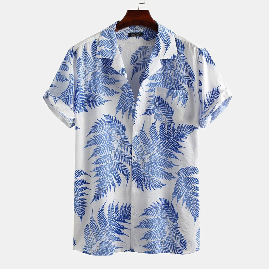 Mitchell™ Sunny Fern Hawaiian Shirt