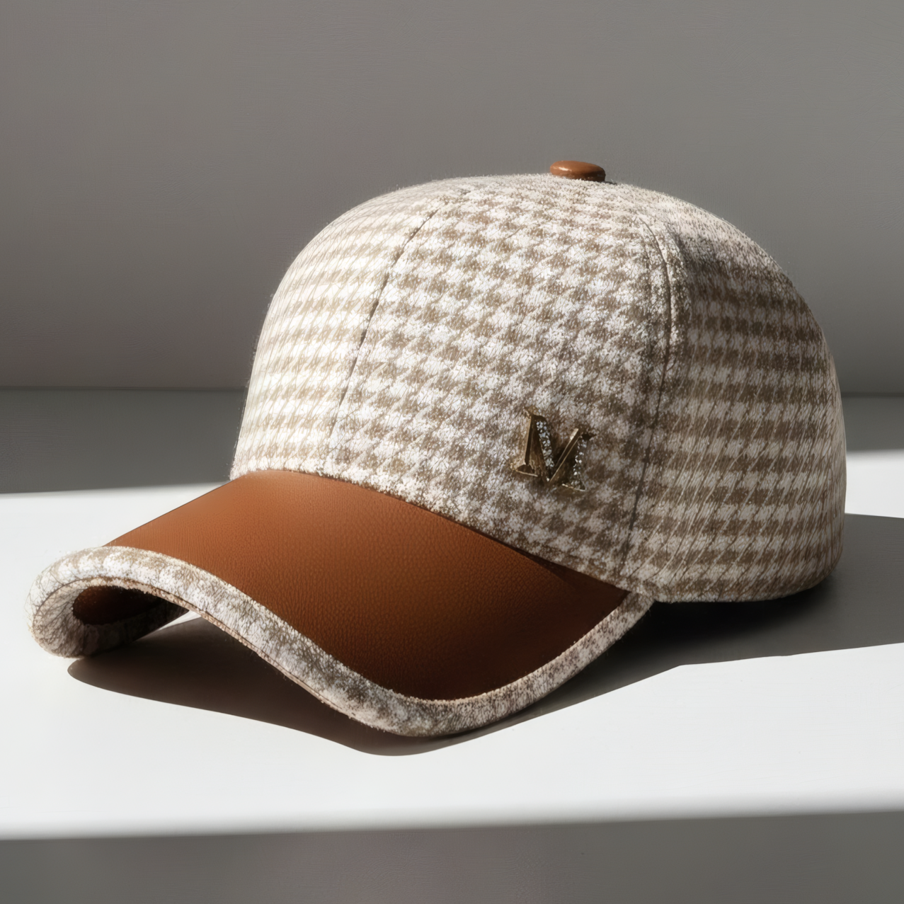 Mark Shelby Signature Houndstooth Cap