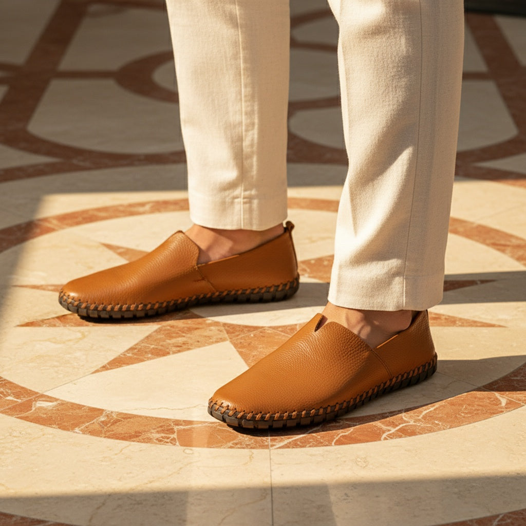 Jack Dean Roman Leather Loafer