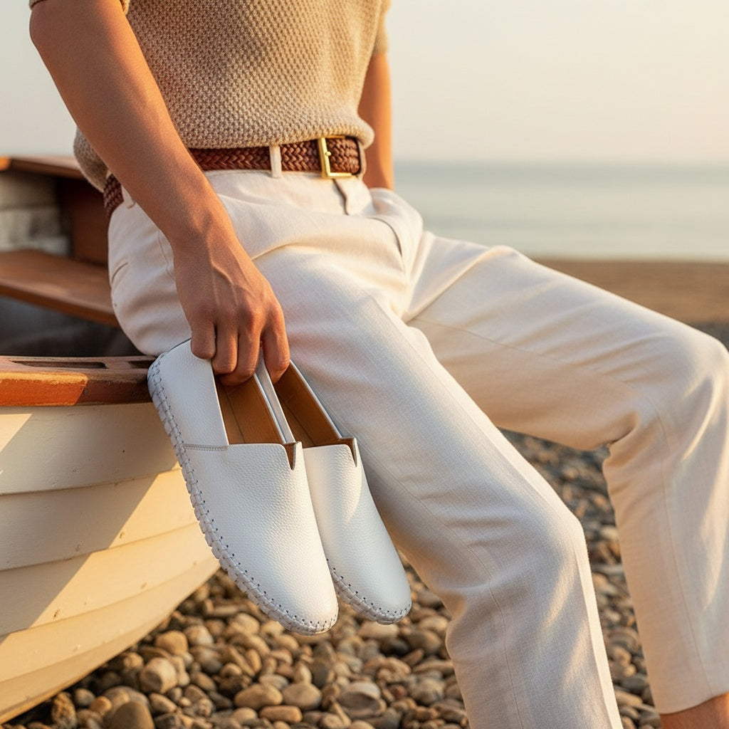 Jack Dean Roman Leather Loafer
