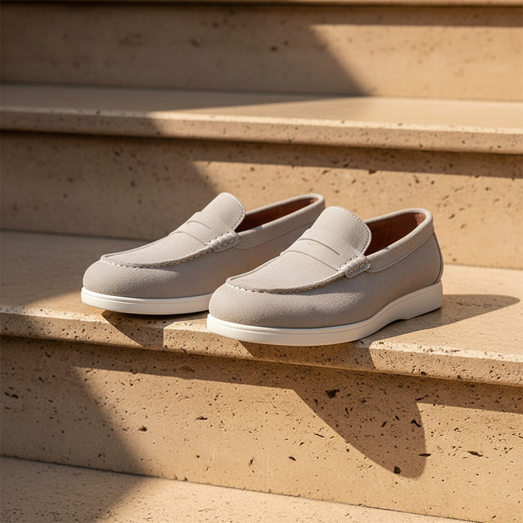 Jack Dean Suede Leather Loafer