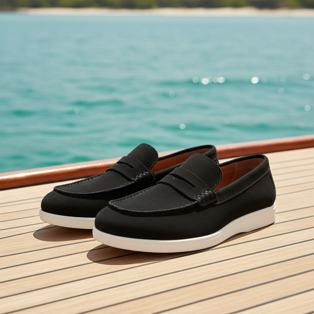 Jack Dean Suede Leather Loafer