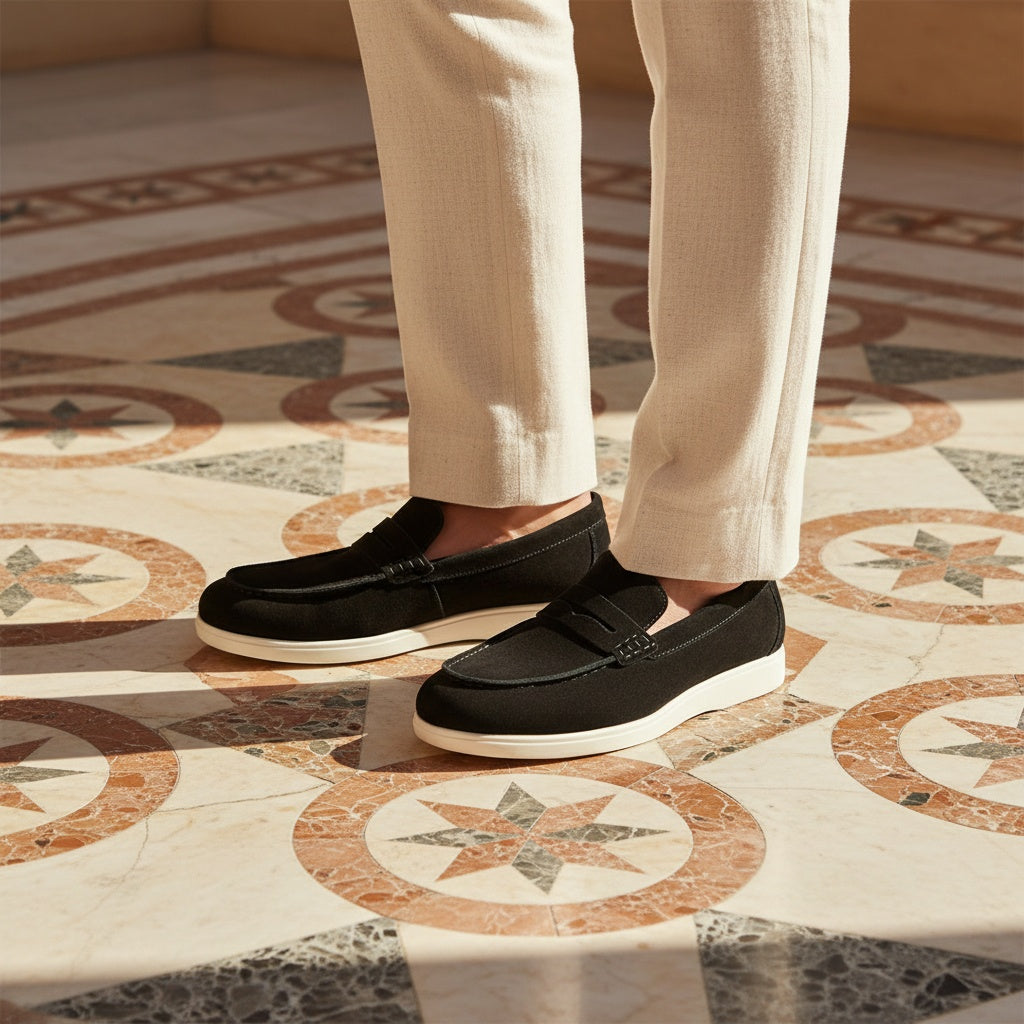 Jack Dean Suede Leather Loafer