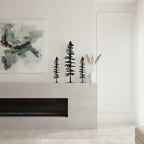 Mason Arts Pine Tree Metal Decor (Set of 3)