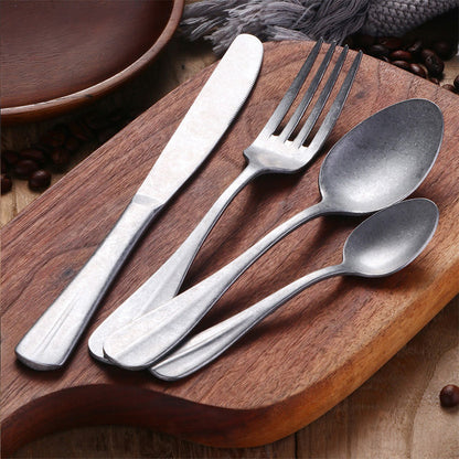 Silversmith™ Stone-Finish Silverware Set (24pcs)