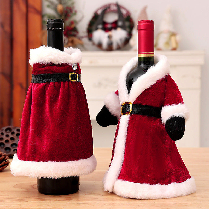 Santa's Coat Christmas Bottle Sweater