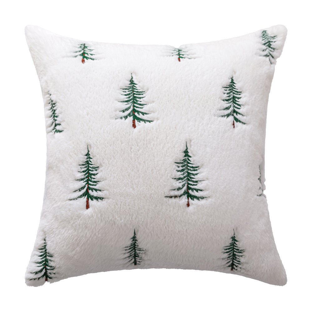 Christmas Snowy Plush Pillowcase