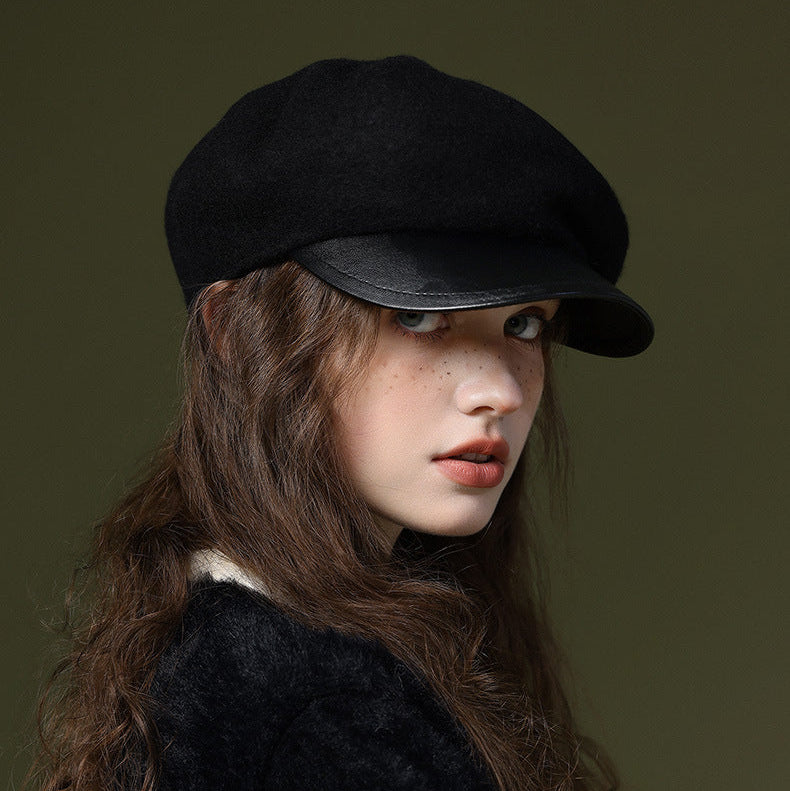 Vionna Wool-Blend Beret