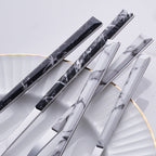 Château Oaks Nordic Marble Cutlery Set