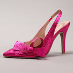 Ruth Rose Patina Bow Slingback