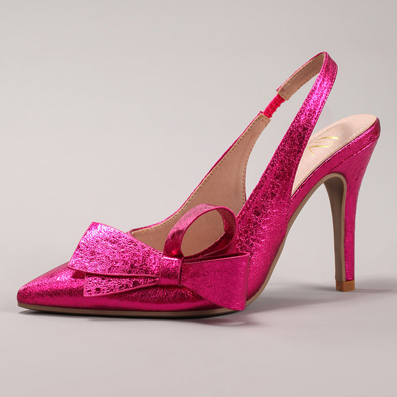 Ruth Rose Patina Bow Slingback