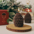 Holly & Pine Christmas Gifting Pinecone Candle