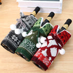 Mukava Knitted Wool Christmas Bottle Sweater
