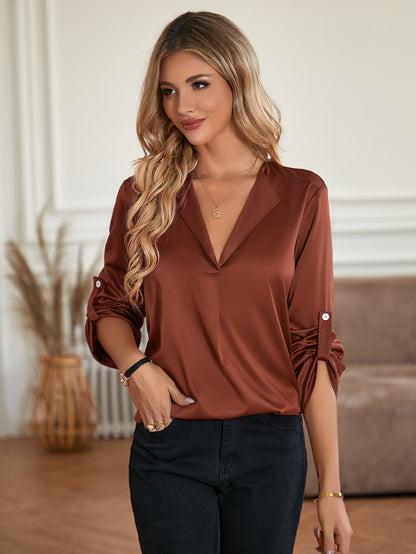 RegalRow™ V-Neck Empress Blouse