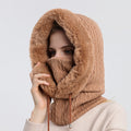 Mukava Chic Fur Knit Balaclava
