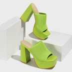 Avéra Knit Platform Heels