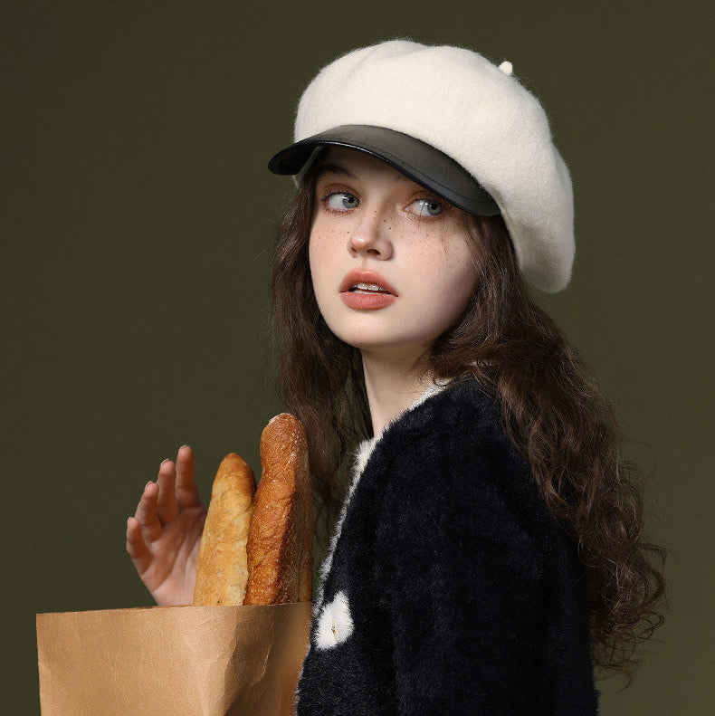 Vionna Wool-Blend Beret