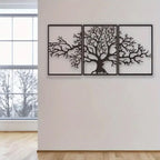 Terrá Home Tree of Life Metal Wall Art (Set of 3)