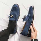 Grant Parker Suede Tassel Loafers