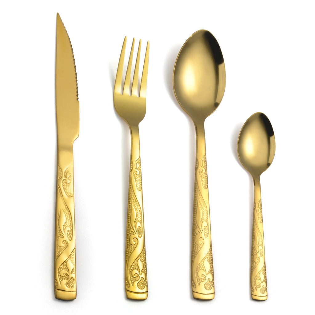 Château Oaks Golden Luxe Cutlery Set